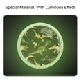 thumbnail image 2 of PhooArto Green Camouflage Dinosaur Pattern 4 PCS Crystal Glass Cabinet Knobs, Drawer Kitchen Cabinets Dresser Cupboard Wardrobe Pulls Handle - Glowing in the Dark, 2 of 7