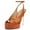 Brown, variant on FSJ Women Elegant Stiletto Platform High Heel Peep Open Toe Pumps Crisscross Ankle Buckle Strap Sandals Wedding Dressy Shoes Size 8 White