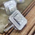 thumbnail image 3 of Accesorios de suministro especial Anillo de lujo ligero con microincrustaciones de diamantes y temperamento completo Anillo de circón para mujer que combina con todo, 3 of 4
