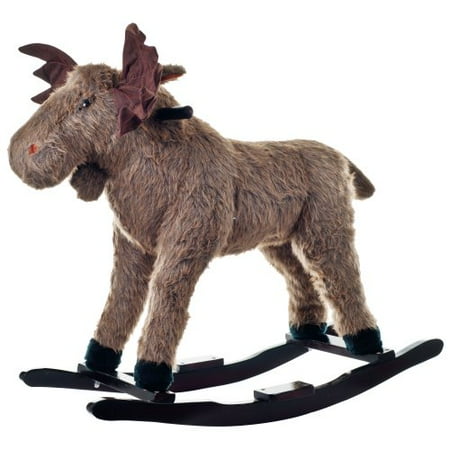 Happy Trails Max Moose Plush Rocking Ride-On