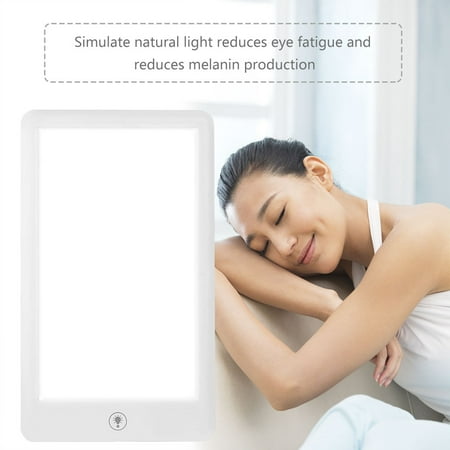 Light Therapy Lamp Seasonal Affective Disorder - Zerone 110-240v SAD Therapy Lamp Simulating Natural Daylight for Seasonal Affective Disorder (US Plug)