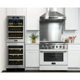 thumbnail image 3 of 36 in. 5.2 cu. ft Dual Fuel Range for Natural Gas Sealed Burners in White., 3 of 14