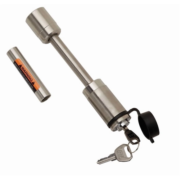 Bulldog Trailer Hitch Pin 580405 Dogbone; 5/8 Inch Diameter; For Use With Class III Hitch; 5/8 Inch Diameter; Keyed Lock; Without Coupler Lock; With Dust Cap; Single