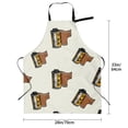 thumbnail image 6 of XMXT 1 Pcs Waterproof Kitchen Cooking Apron, Cartoon Film Print Adjustable Aprons for Women Men with Pockets, 6 of 9
