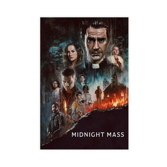 Midnight Mass TV Series Classic Art Poster Canvas Poster Wall Art Decor Print Picture Paintings for Living Room Bedroom Decoration