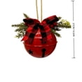 thumbnail image 3 of Giant Christmas Vintage Bells, Fun Christmas Decorations with Bow, Metal Bell Ball Ornaments for Garden/Yard/Patio/Holiday Decor, 3 of 8