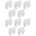 thumbnail image 6 of Tineasur 10Pcs White Plastic Drawer Track Guides Stable Drawer Rail Slides, 6 of 8