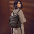 thumbnail image 3 of Mochila Shrrie Fashion de cuero para mujer, bolsa de viaje, 3 of 6