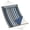 Blue Striped, variant on 12FT Hammocks for 2 Person Indoor Outdoor, Quilted Fabric Hammock with Spreader Bar, Large Removable Pillow, Storage Pockets, Carabiners, Max 450 Lbs Capacity, Brown
