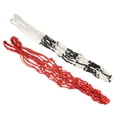 thumbnail image 1 of Unique Bargains Sac de Rangement Filet de Ballon de Football de Basket-Ball Noir Blanc/rouge 1 Set/2Pcs, 1 of 6