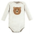 thumbnail image 3 of Hudson Baby Cotton Long-Sleeve Bodysuits, 3- Pack, Newborn- 24 Months, 3 of 5