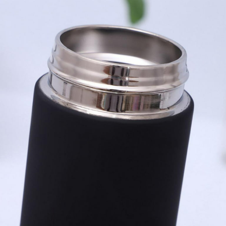 1LT Stainless Steel Flask, Double-Walled Thermos Thermocafe with Push-Button