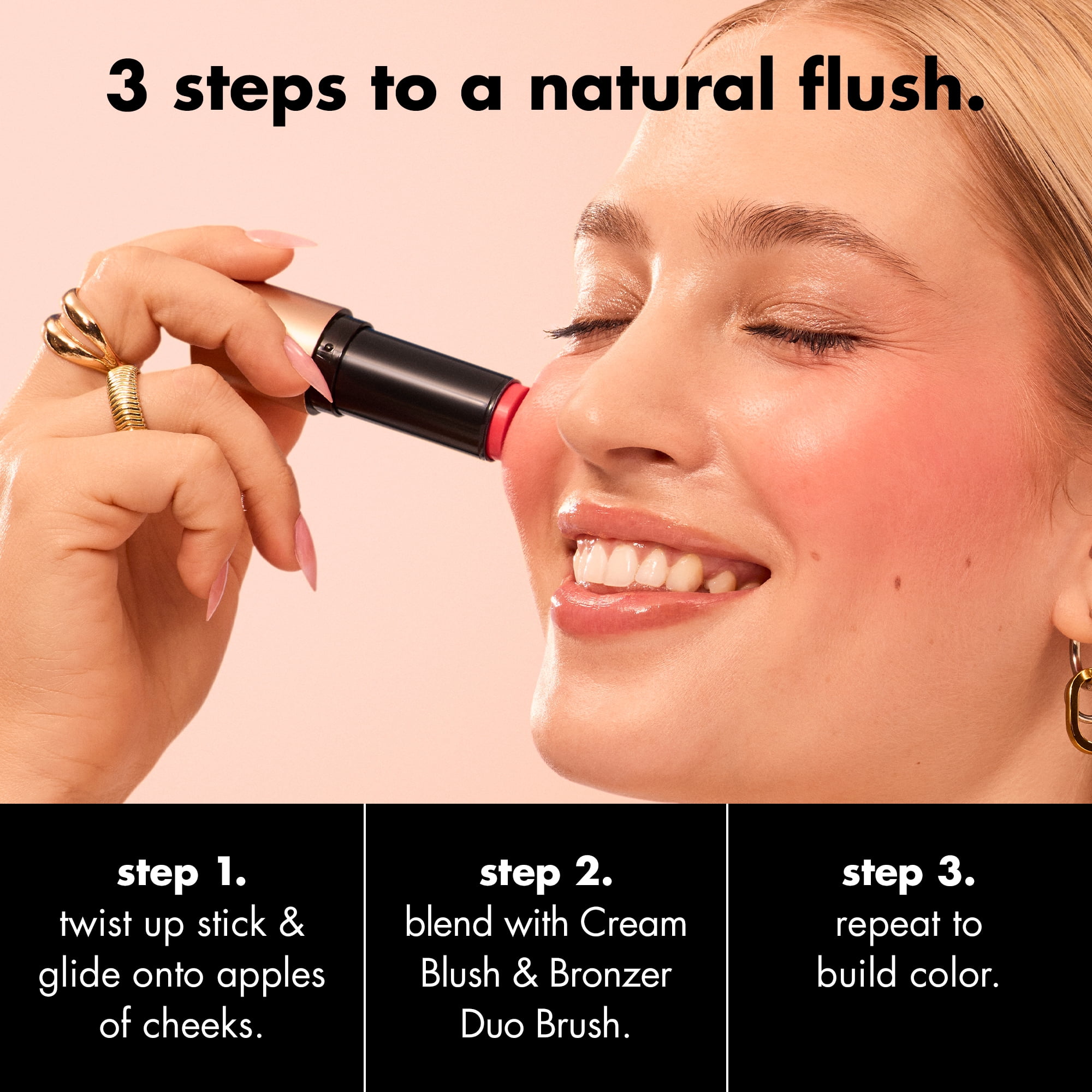 e.l.f. Soft Glam Cream Blush, Cinna-Mood, 0.31 oz