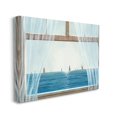 thumbnail image 3 of Stupell Industries Serene Beach House Window View Sailboats Ocean Canvas Wall Art, 30 x 24, Design by John Rossini, 3 of 5