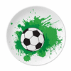 Soccer Football Sports Your Text Plate Decorative Porcelain Salver Tableware Dinner Dish