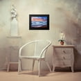 thumbnail image 4 of Dimitrov, Boyan 18x14 Black Modern Framed Museum Art Print Titled - Sunset Over Ocean, 4 of 5