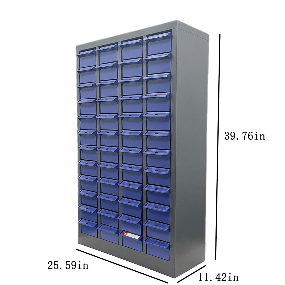 Parts Cabinet Bolt and Nut Tool Storage Cabinet with 48 Medium Drawers Steel