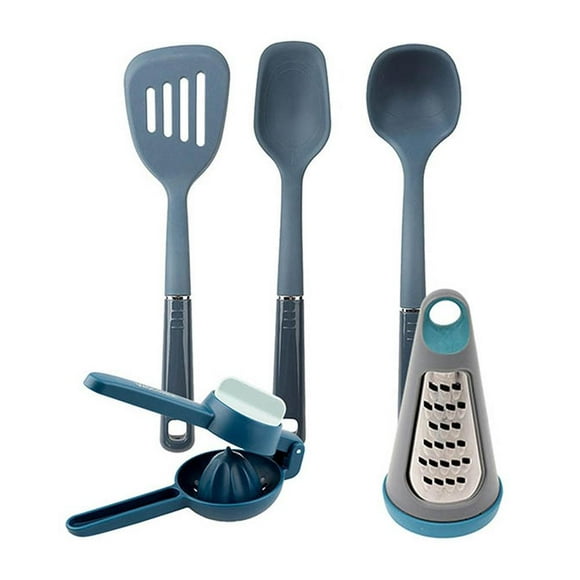 Set de Utensilios de Silicón Vasconia 5 Piezas Modelo Indigo