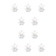 thumbnail image 3 of Toystoory Christmas Pendant Star Bell Tree Fireplace Decor Atmospheres Festival Showcase Window Xmas Decoration Wall Household Blanco 10Conjunto, 3 of 6