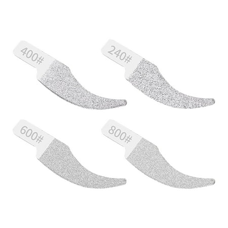 LeeQinersw 4 Pieces Hobby Model Polishing Tools Hobby Building Kits #240, #400, #600, #800