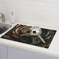 thumbnail image 6 of Yiaed Vintage Metal Dragon Print Highly Absorbent Microfiber Kitchen Counter Mat, Dish Drying Pad for Dishes, Utensils, Pots and Pans, Large 18" x 24", 6 of 7