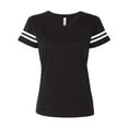 thumbnail image 1 of Camiseta de fútbol de manga corta LAT Ladies Fine Jersey (3537) Negro/Blanco, M LAT Apparel 3537, 1 of 1
