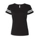 thumbnail image 1 of Camiseta de fútbol de manga corta para mujer LAT Fine Jersey (negro/blanco, XXL) LAT Apparel 3537, 1 of 1