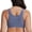 Slate Blue, variant on Women's Front Closure Bras Plus Size Unlined Underwire Back Support Posture Bra Slate Blue 42F