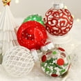 thumbnail image 5 of Hanging Ornaments Glitter Christmas Tree Transparent Balls Reusable For Home Navidad Gold Silver Xmas Party, 5 of 10