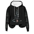 thumbnail image 3 of Craaazy Women's Christmas Holiday Cute Loose Long Sleeve Hoodie Sweatshirt Gifts, 3 of 5