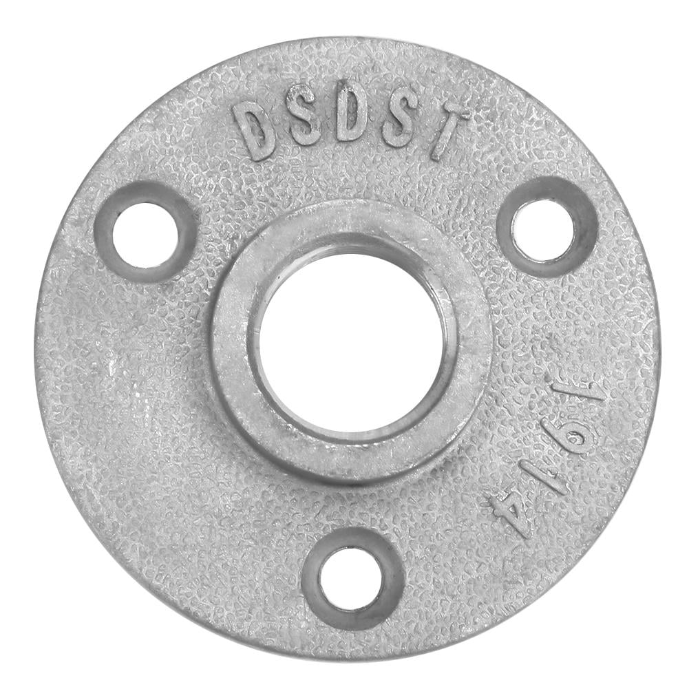 Kritne Flange Base, 10pcs Alloy/ Cast Iron 3 Holes 65mm DN15 Flange