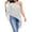 *White, variant on VBVC Women's One Shoulder Chiffon Split Sleeve Blouse , Ladies' Irregular Hem Flowy Party Top , Elegant Loose Casual Shirts For Women,White,S-2XL