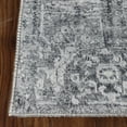 thumbnail image 3 of Wellington Boho Oriental Medallion Indoor Area Rug, Charcoal, 3' 6" x 5' 6", 3 of 6