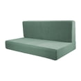 thumbnail image 3 of Almencla 4 Pieces RV Seat Covers Soft Bench Covers Camper Cushion Covers for Trailers green, 3 of 8