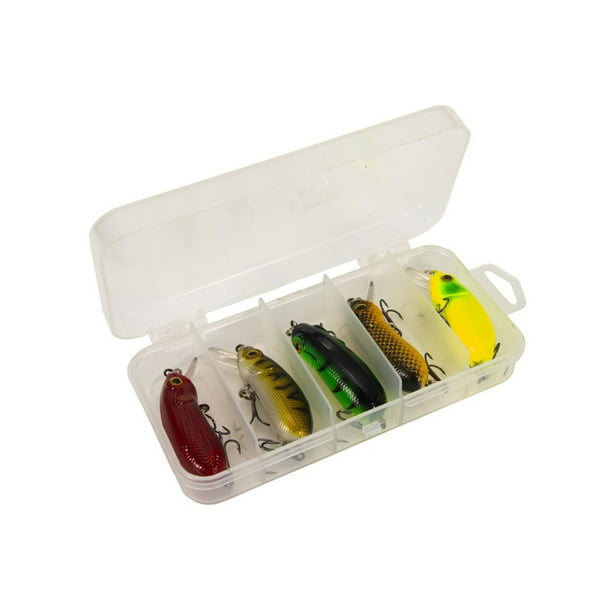 Eigraketly Mini señuelos de pesca de 5cm en forma de rata, boca deformada, Control preciso, ABS, forma aerodinámica, Reduce la resistencia al viento, cebo Pescar tipo 6 Eigraketly OD019648-06B