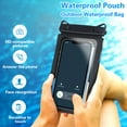 thumbnail image 1 of LJNYFDC Deepwater Phone Protection Waterproof Phone Pouch with Lanyard Transparent Touch Screen Portable Dry Universal Swimming Diving Mobile Phone, 1 of 7