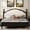 Black, variant on Euroco Wood Queen Size Platform Bed with Upholstery Headboard, Black