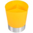 thumbnail image 4 of SEWCHICS Contemporary Purple Kitchen Bucket for Straw Spoon and Chopsticks Storage with Drain Rack, 4 of 8
