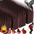 thumbnail image 1 of 10 Pzs Picos Anti Trepado Aves Palomas Y Gatos,10PCS-Brown, 1 of 10