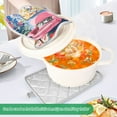 thumbnail image 3 of Yayeee Pot Holders Kitchen Heat Resistant with Pocket 7"x9.8" Cotton Oven Cooking Hot Pads, Art Cat, 3 of 7