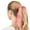 Tie Dye Coral, variant on Women's Retro Vintage Versatile Neckerchief Head Scarf Hair Tie Sash Scrunchie, Tie Dye Sky Blue