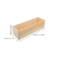 thumbnail image 2 of OUNONA 2pcs Wood Soap Mold Soap Mould Handmade Soap Making Molds Diy Craft Making Tool Handmade Soap Mold Wooden Box Diy Craft Making Tool, 2 of 8