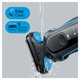 thumbnail image 4 of Braun Series 5 Afeitadora Eléctrica Hombre, Máquina de Afeitar Barba con Recortadora De Precisión EasyClick, EasyClean, en Seco y Mojado, Recargable, Inalámbrica, 51-B1200s, Azul, 4 of 5