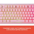 thumbnail image 3 of RadioShack Pink Multi-Function Backlit Keyboard, 3 of 5