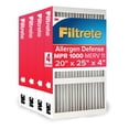 thumbnail image 1 of Filtrete 20x25x4 AC Furnace Air Filter, MPR 1000, MERV 11, Fits Honeywell & AprilAire Space-Gard, Allergen Defense, Electrostatic Air Cleaning Filter, 1 of 10