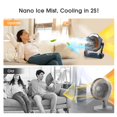 thumbnail image 2 of Ventilador solar nebulizador Ausic de 10 W, 250 ml con panel solar de 8 pulgadas, 2 of 8