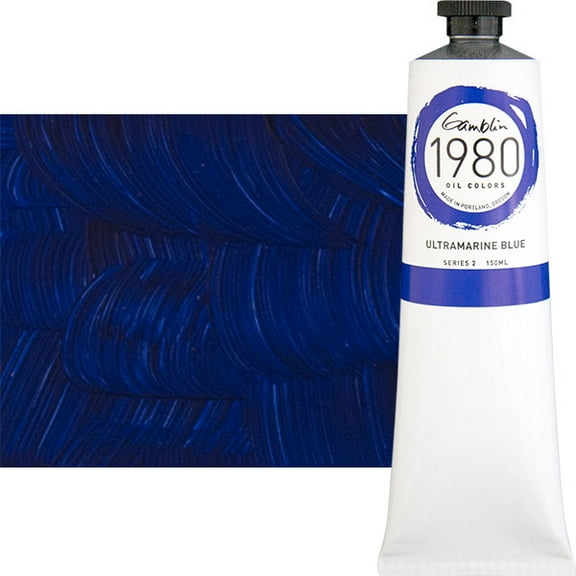Gamblin 1980 Oil Color, 150ml, Ultramarine Blue