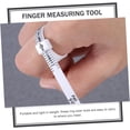 thumbnail image 3 of 5 Sets Ring Measurement Ring Mandrel Ring Tool Plastic Jewels Ring Sizers for Loose Rings Ring Size Gauge Ring Sizer Adjuster for Loose Rings Finger Sizer Tool Finger Ring Measure, 3 of 5