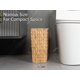 thumbnail image 5 of Bote de basura Coeusy Mimbre de 11.4 L para baño o dormitorio con tapa, 5 of 8