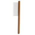 thumbnail image 3 of Cat And Dog Comb, Wood Pet Dog Grooming Comb Reusable Easy To Clean  For Pet A Dense Teeth For Medium Long Hair,C Long Sparse Teeth For Long Hair,D High And Low Teeth For Short, 3 of 8